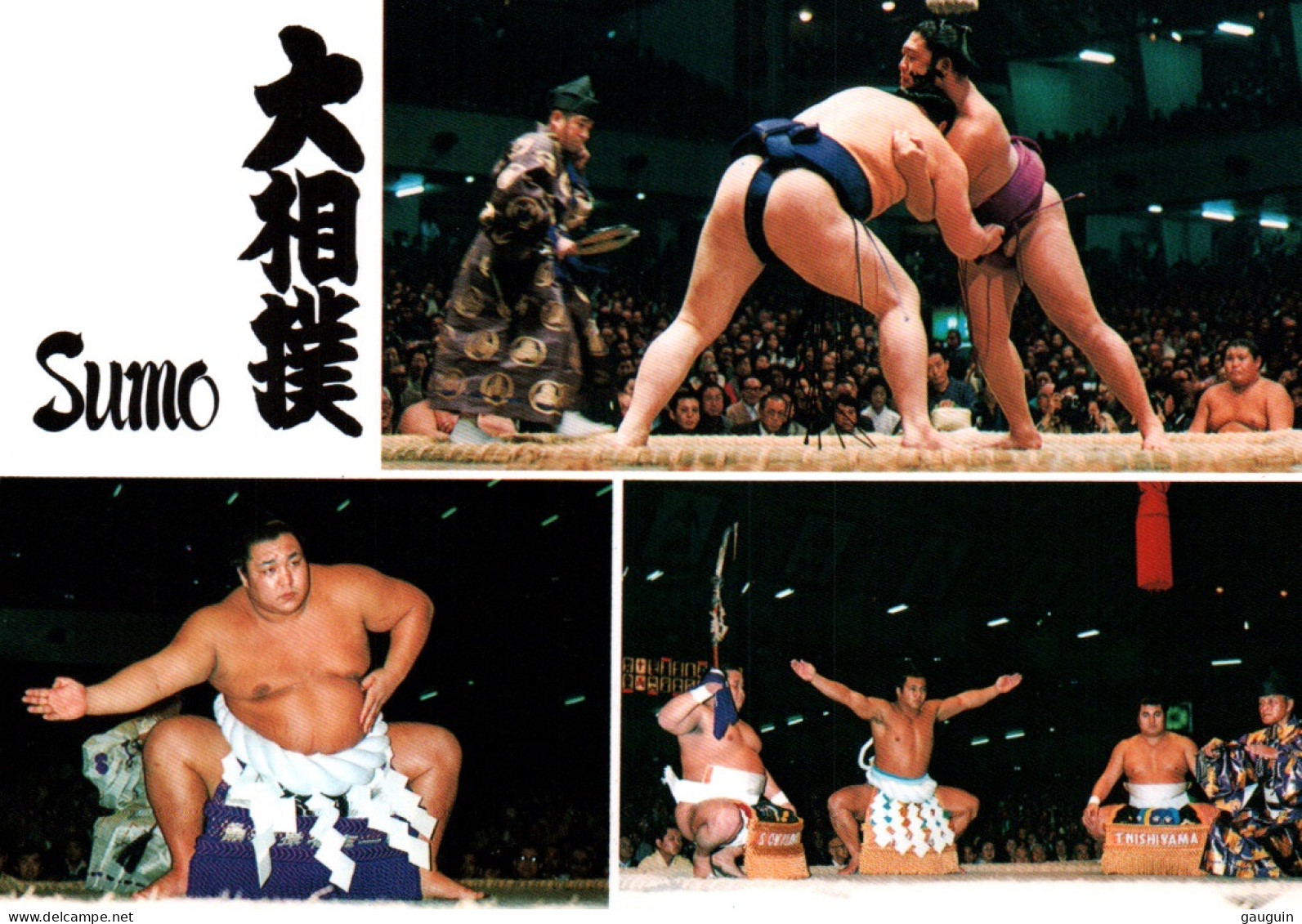CPM - SUMO - LUTTE Traditionnelle Japonaise ... Edition Asahi Card - Wrestling