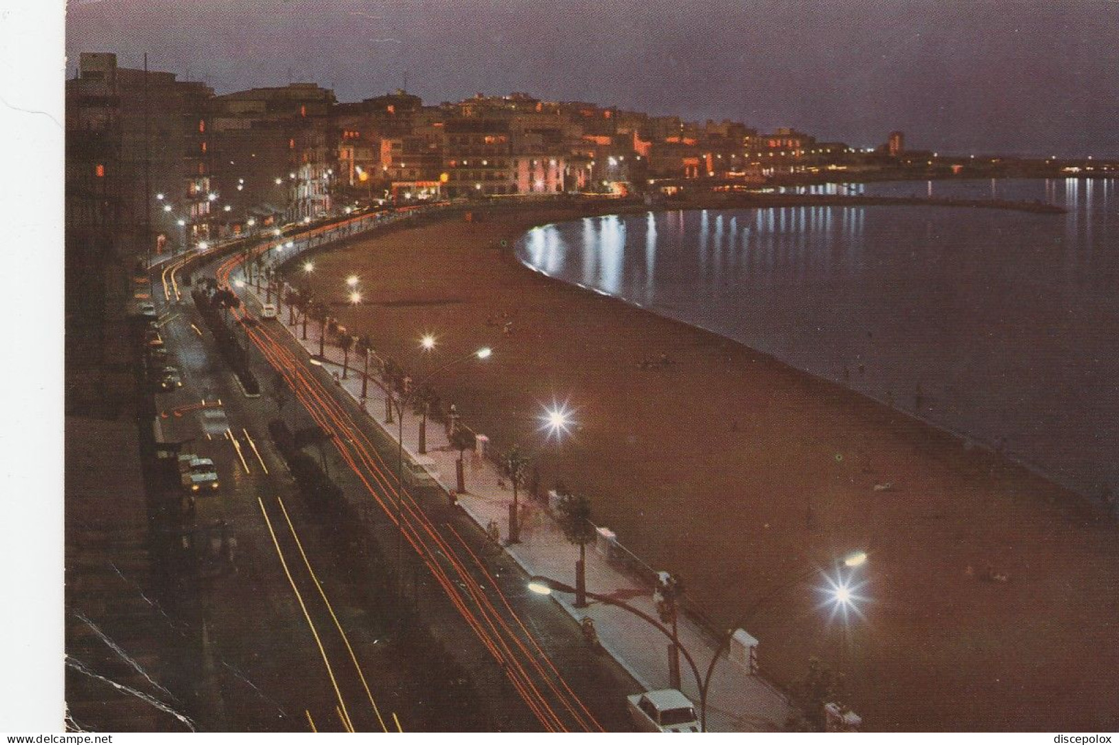 W6187 Crotone - Panorama Notturno Sul Lungomare - Notte Nuit Night Nacht Noche / Viaggiata 1967 - Crotone