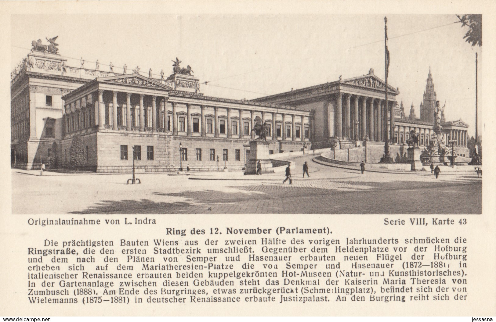 AK - Wien I. - Ring Des 12. November - PARLAMENT 1924 - Ringstrasse