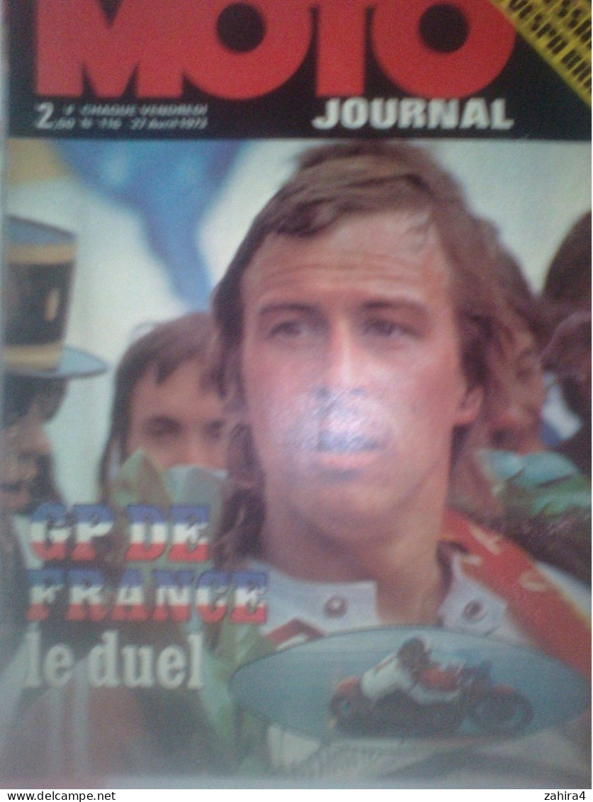 Moto Journal 116 GP D France Ago Saarinen Tchernine Rudi Kurth Dane Rowe Les Side & La F1 Mob 50 Vespa Bravo Laverda Nue - Motorrad