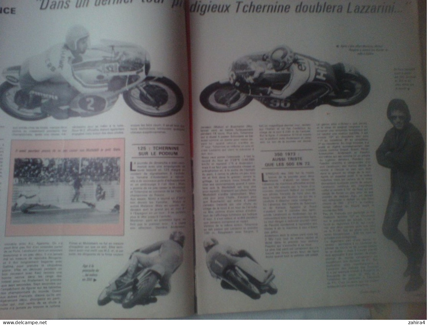 Moto Journal 116 GP D France Ago Saarinen Tchernine Rudi Kurth Dane Rowe Les Side & La F1 Mob 50 Vespa Bravo Laverda Nue - Motorfietsen