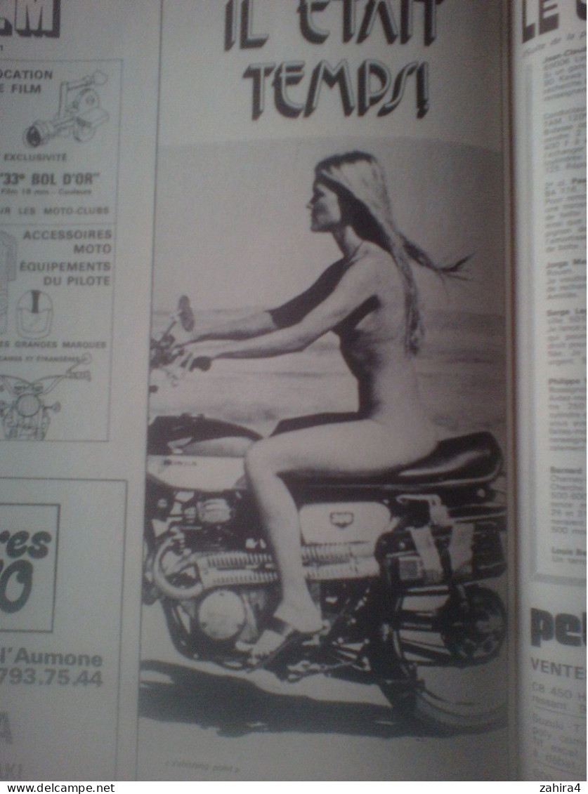 Moto journal 116 GP d France Ago Saarinen Tchernine Rudi Kurth Dane Rowe Les side & la F1 Mob 50 Vespa bravo Laverda Nue