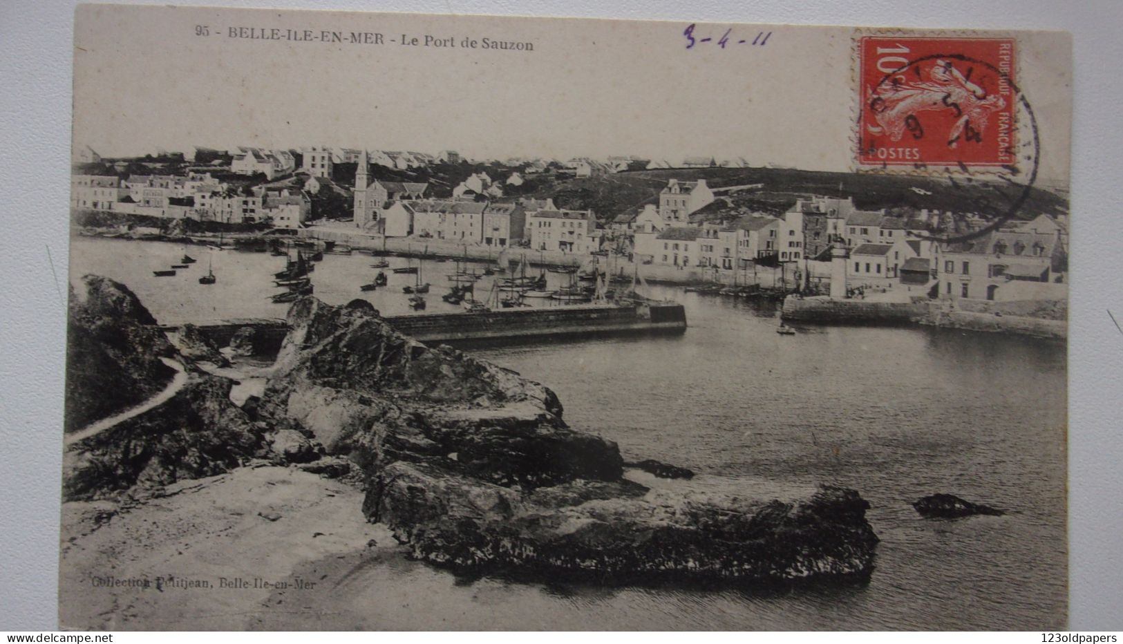 56 BELLE ILE EN MER  PORT SAUZON - Belle Ile En Mer