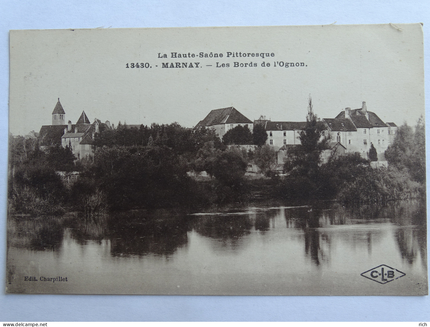 CPA 70 Haute Saône - MARNAY - Les Bords De L'Ognon - Marnay