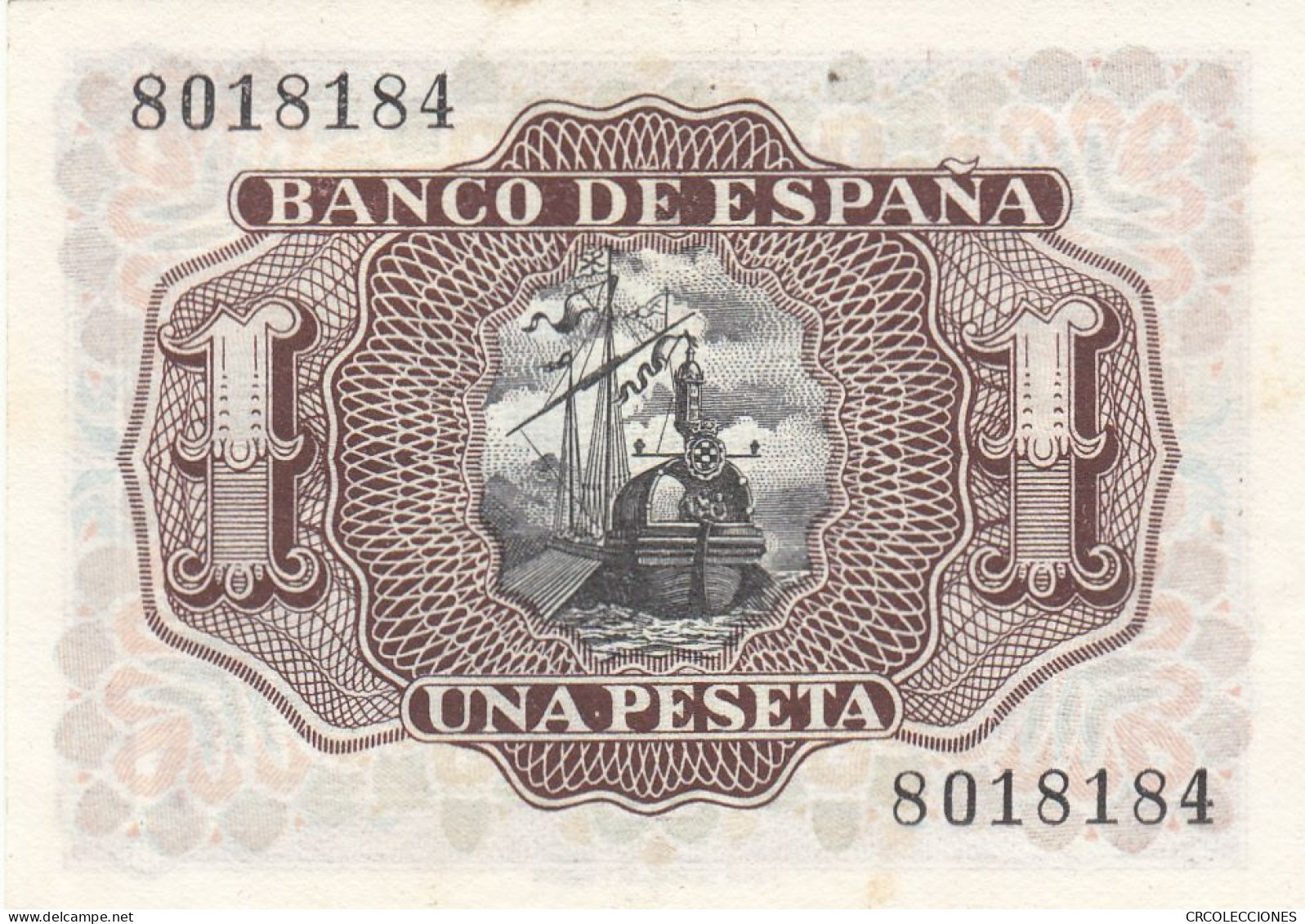 CRBS0054 BILLETE ESPAÑA 1 PESETA 1953 SIN SERIE SIN CIRCULAR - 1-2 Pesetas