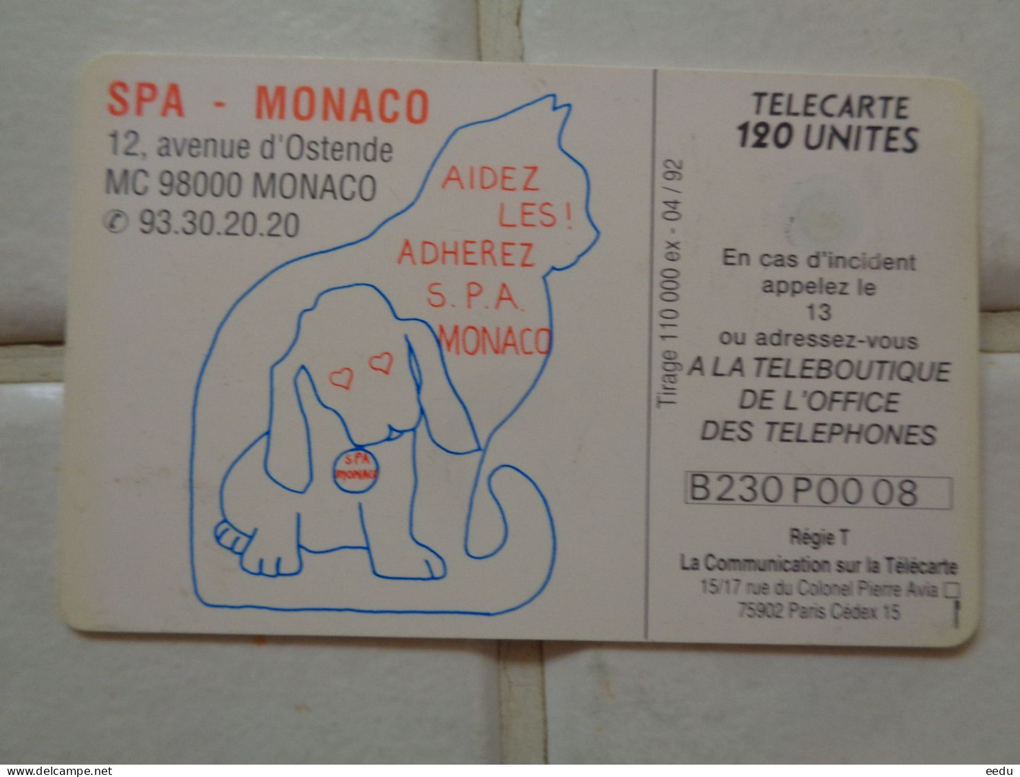 Monaco Phonecard - Mónaco