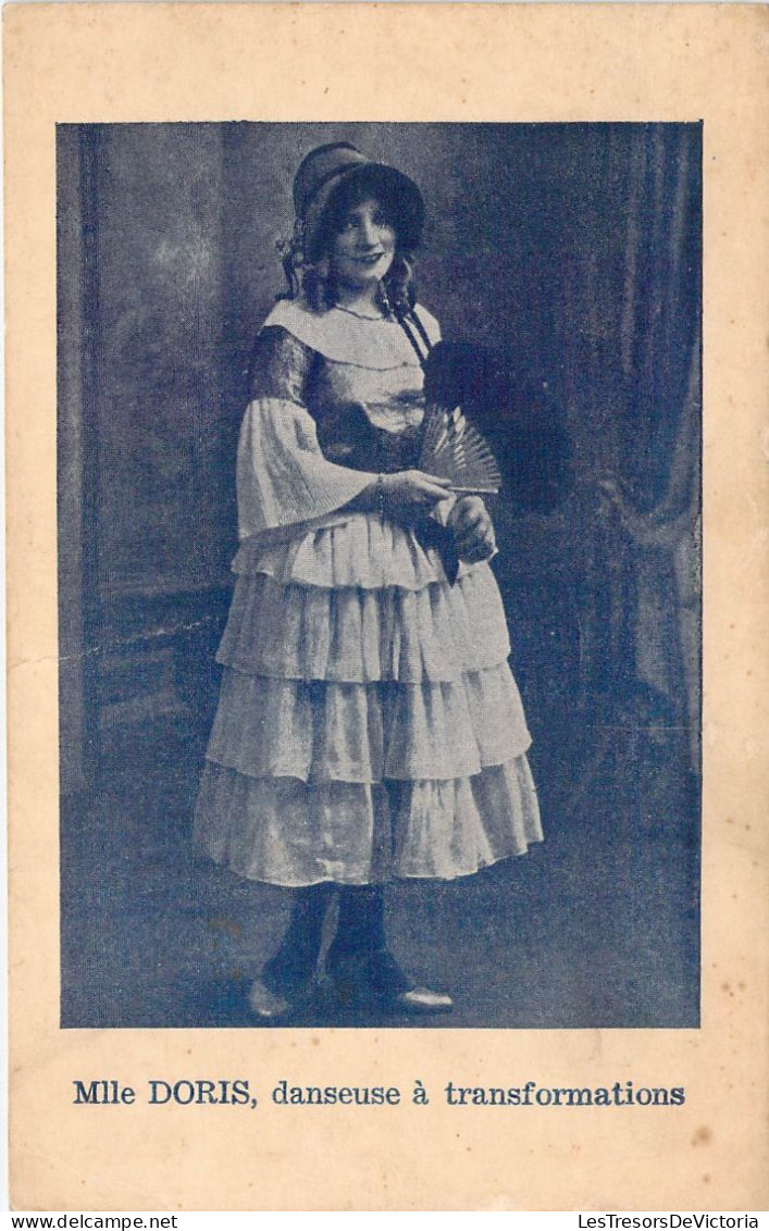 Cirque - Mlle Doris - Danseuse à Transformations  -  Carte Postale Ancienne - Circo