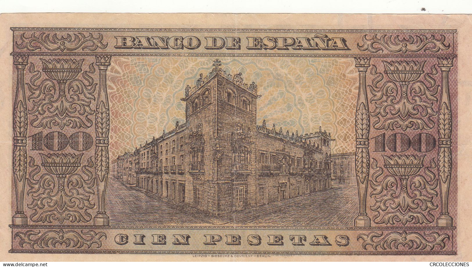 H0130 BILELTE ESPAÑA 100 PESETAS 1938 EBC - 100 Pesetas