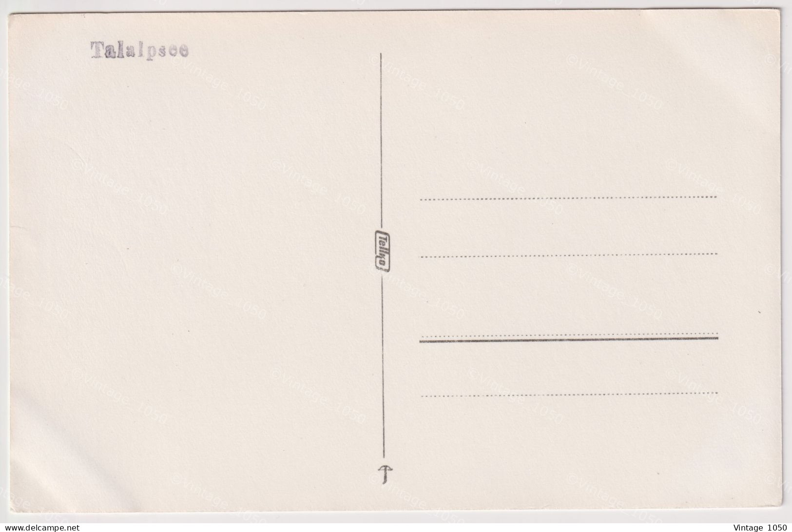 TALALPSEE Filzbach  Circa 1950 +/- 9x14cm  #260670 - Filzbach