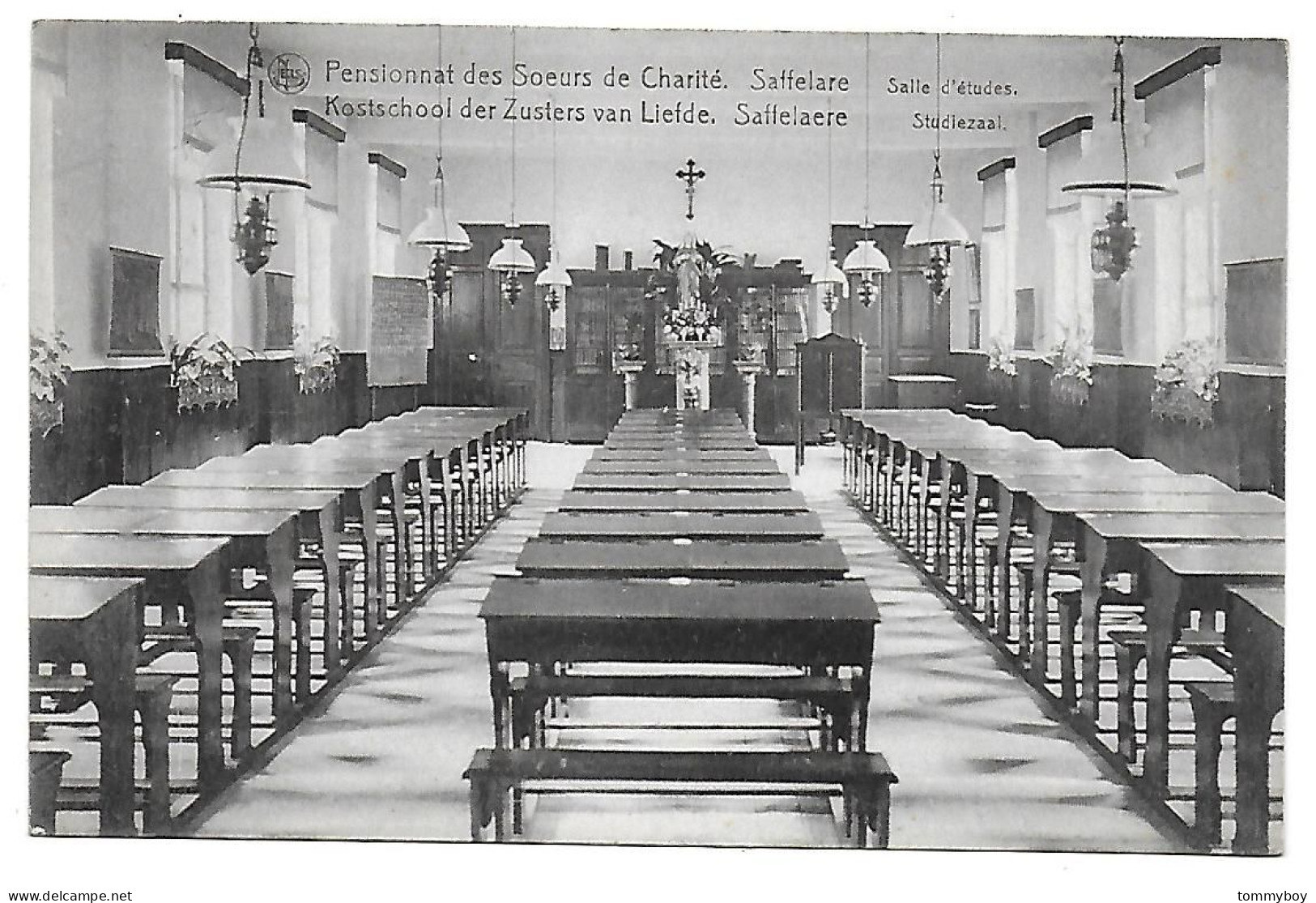 CPA Saffelare, Pensionnat Des Soeurs De Charité - Lochristi