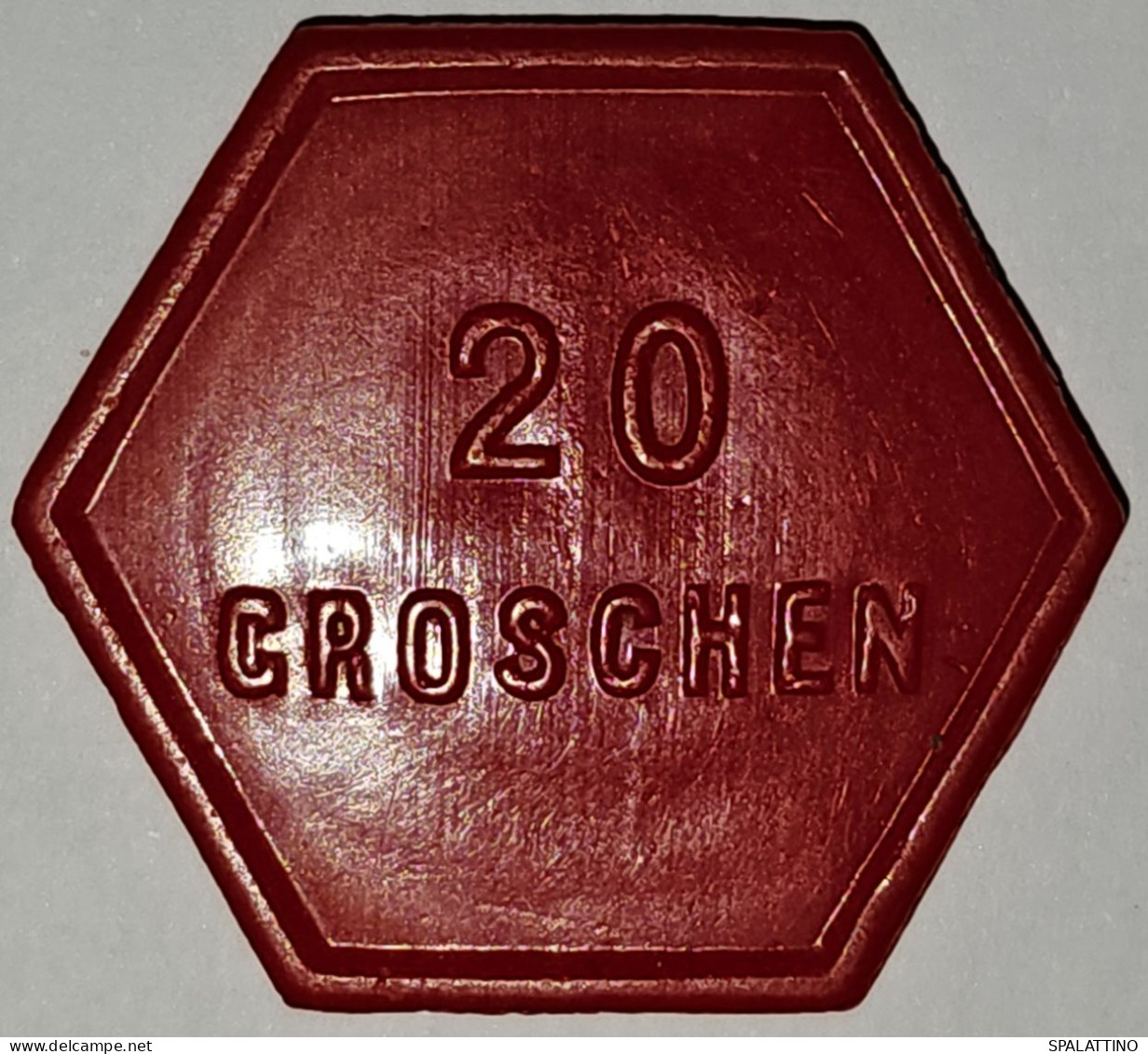 GREAT BRITAIN- 20 GROSCHEN, BRITISH ARMED FORCES, NAAFI TOKEN FOR AUSTRIA- RARE!! - Notgeld