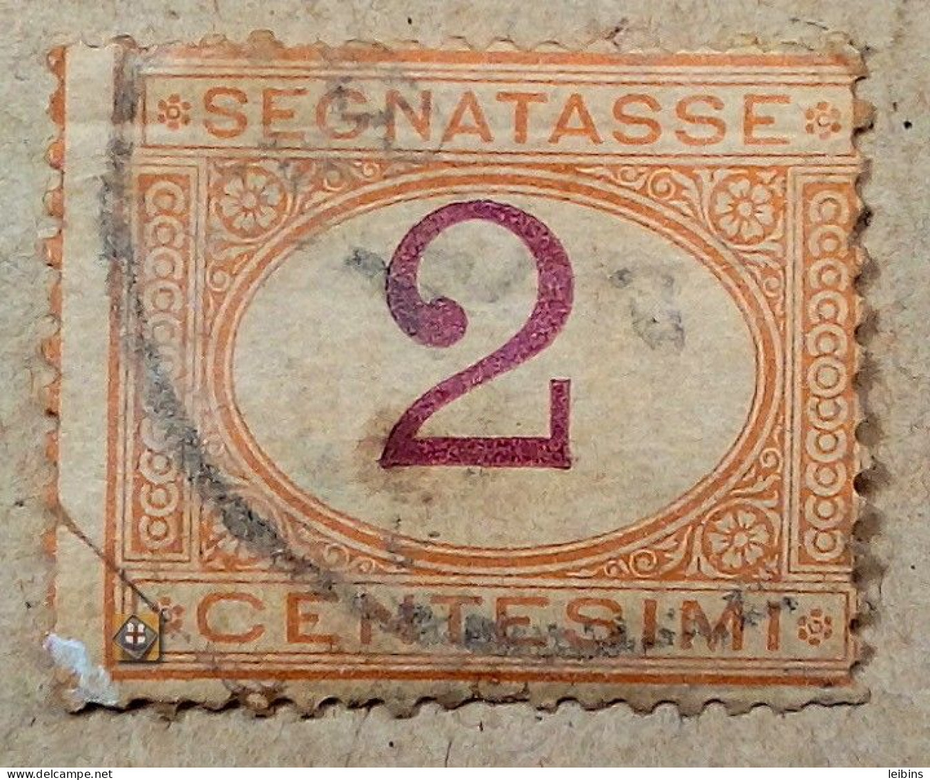 1870 Italien Mi.P 4, 2c /o - Taxe