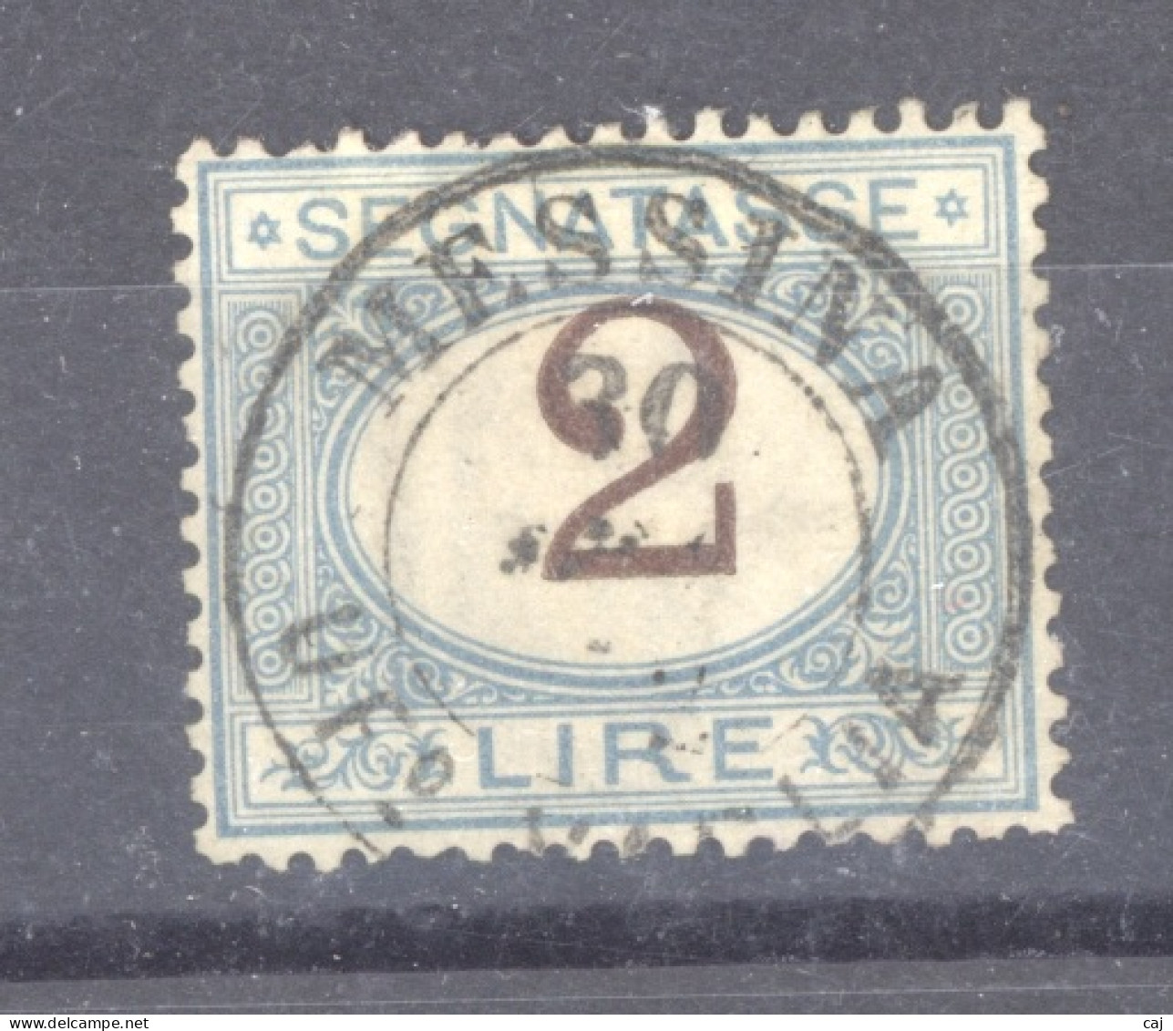 7487  -  Italie  -  Taxe  :  Yv  14  (o)  Belle Obl. De Messina - Postage Due