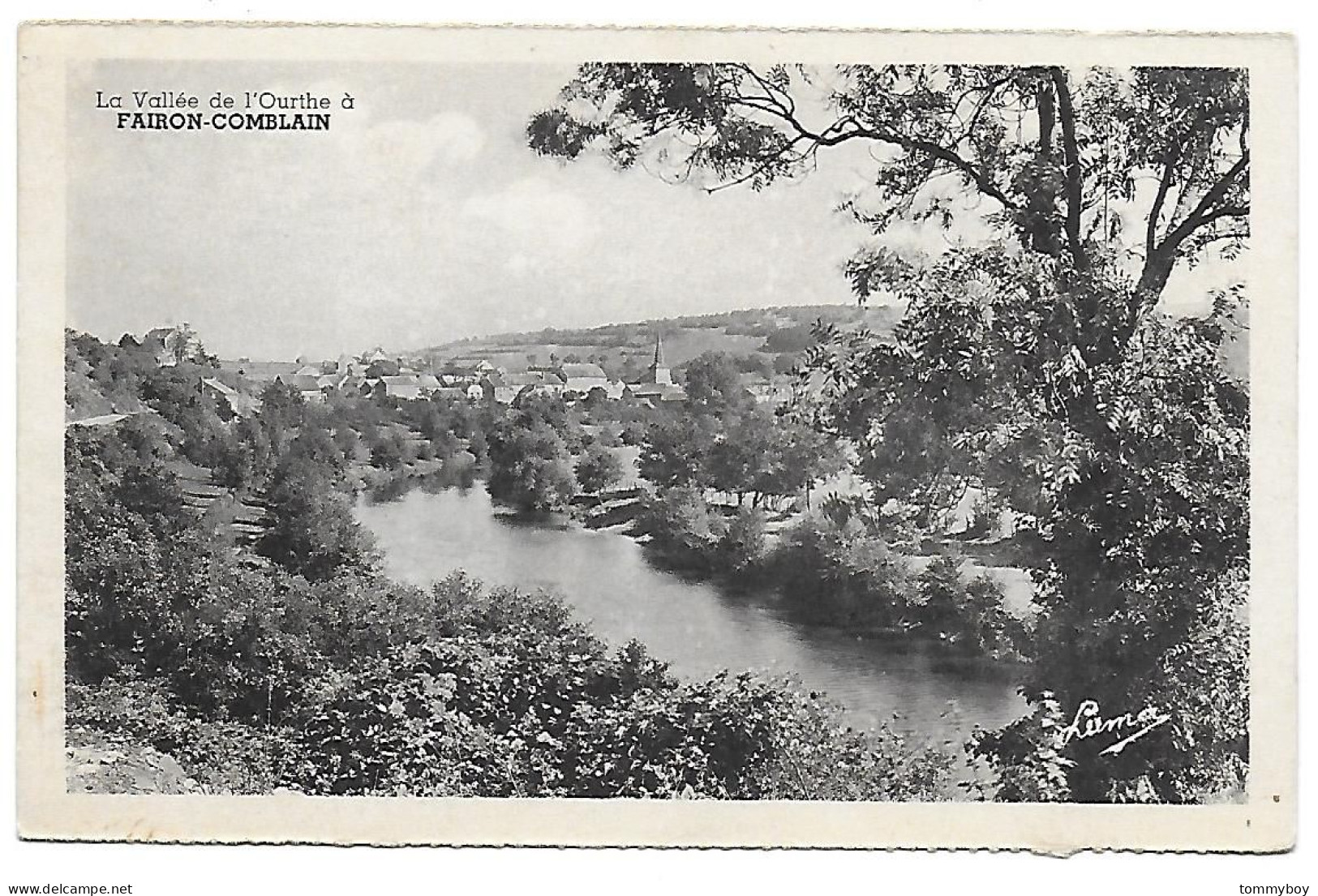 CPA Fairon-Comblain, La Vallée De L'Ourthe à Fairon-Comblain - Comblain-au-Pont