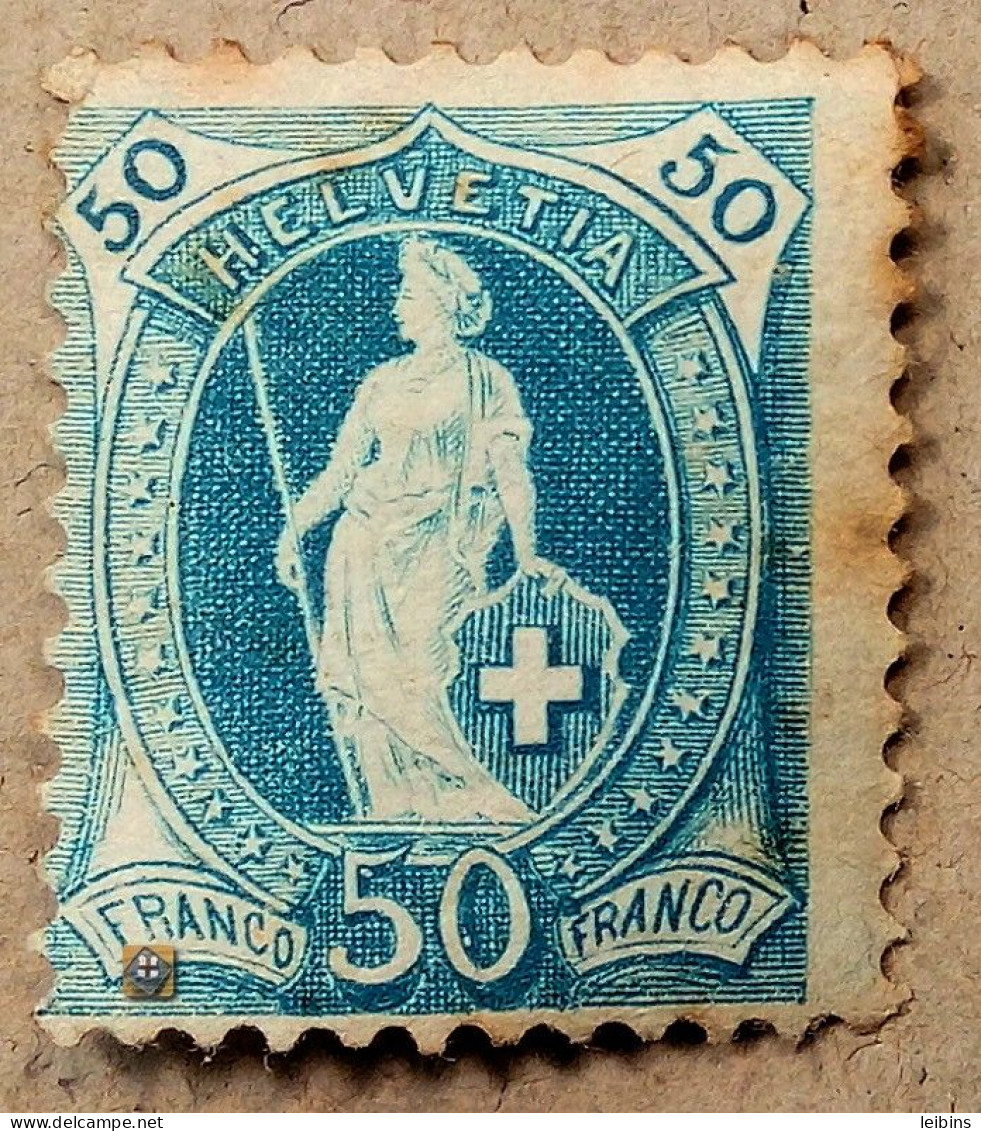 1882 Schweiz Mi.62 A, 50c /* ! - Nuovi