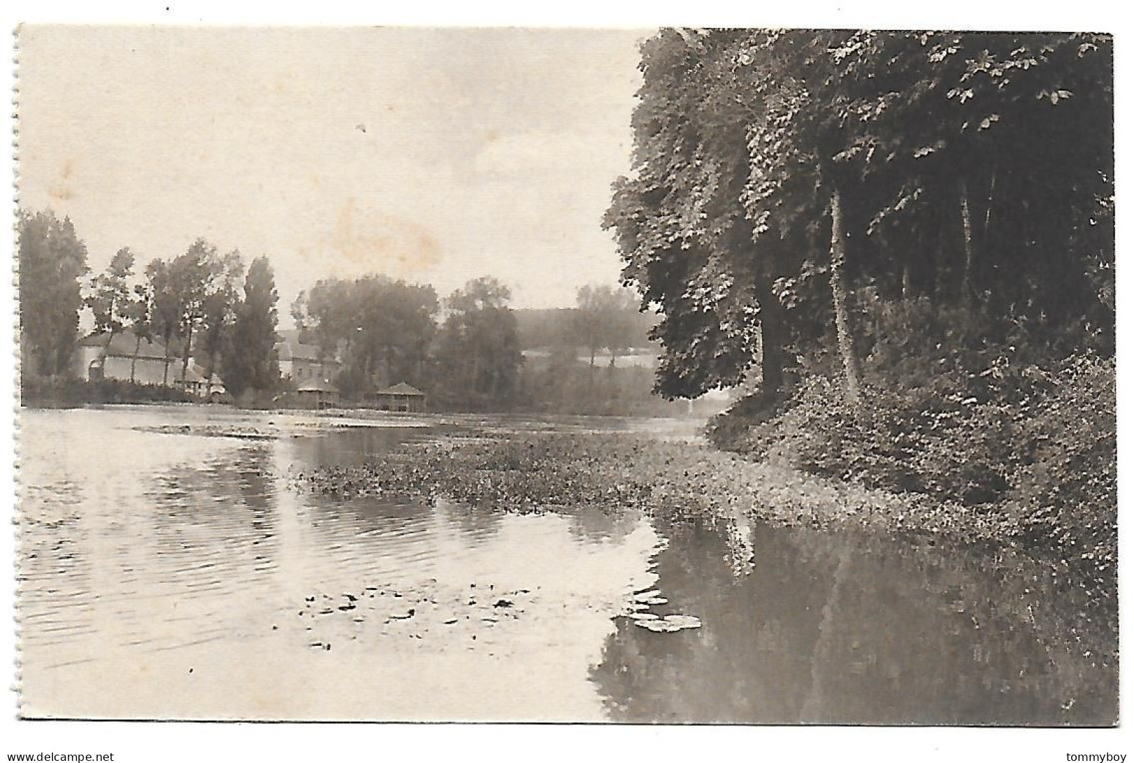 CPA Sept-Fontaines, L'étang Vu Du Moulin - St-Genesius-Rode