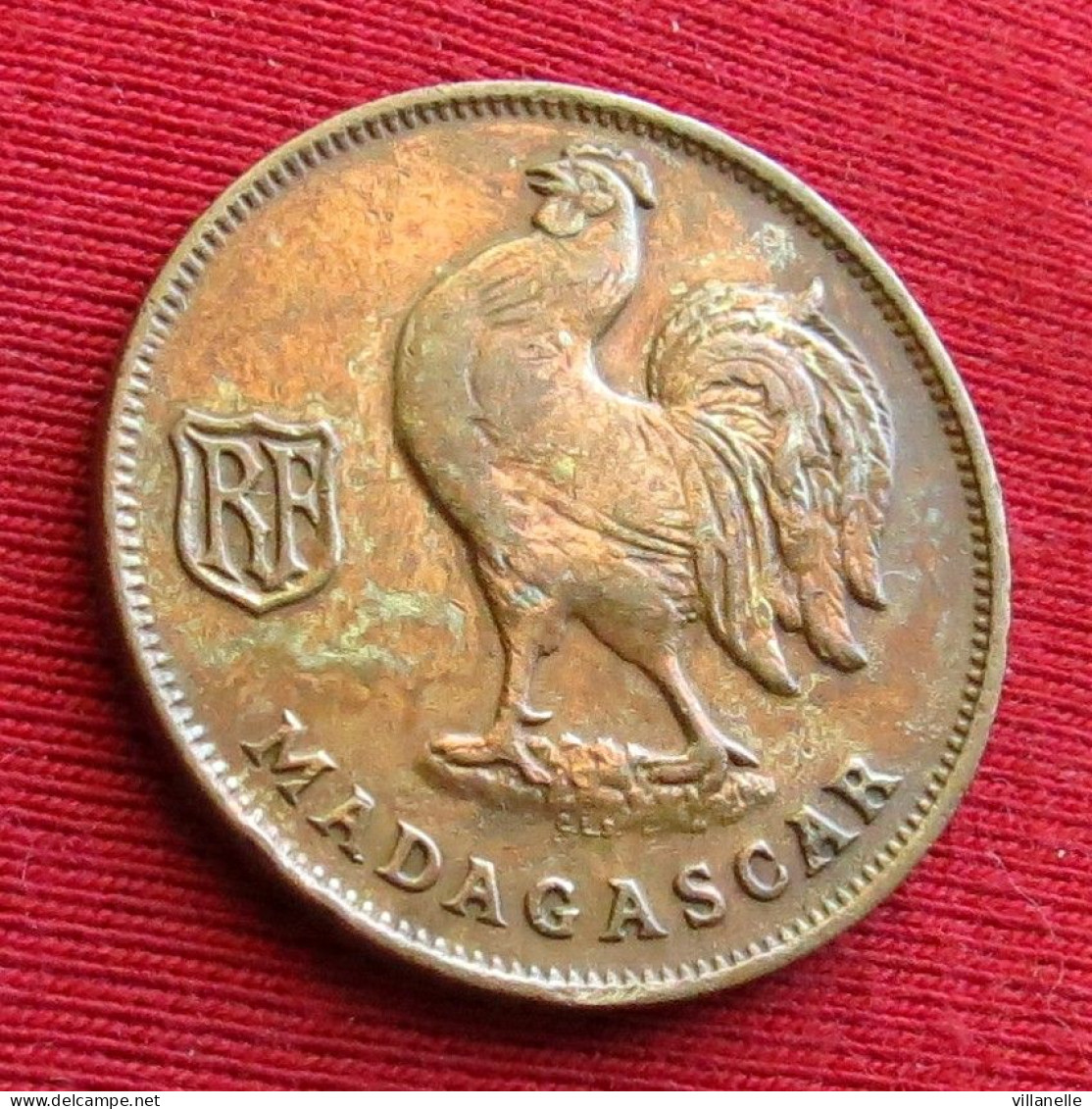 Madagascar 1 Franc 1943 #2 W ºº - Madagascar