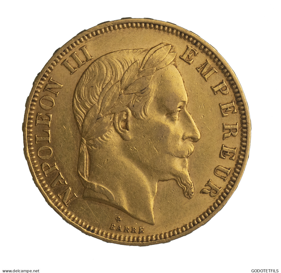 50 Francs Napoléon III, Tête Laurée 1862 Strasbourg - 50 Francs (gold)