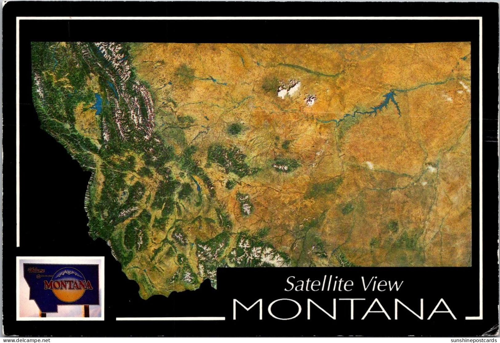 Montana Satellite View  - Autres & Non Classés