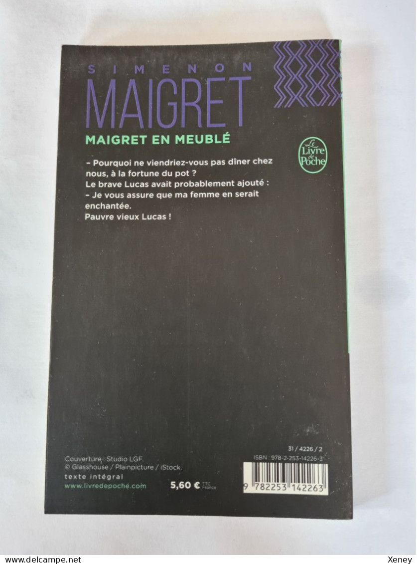 Georges Simenon "Maigret En Meublé" - Simenon