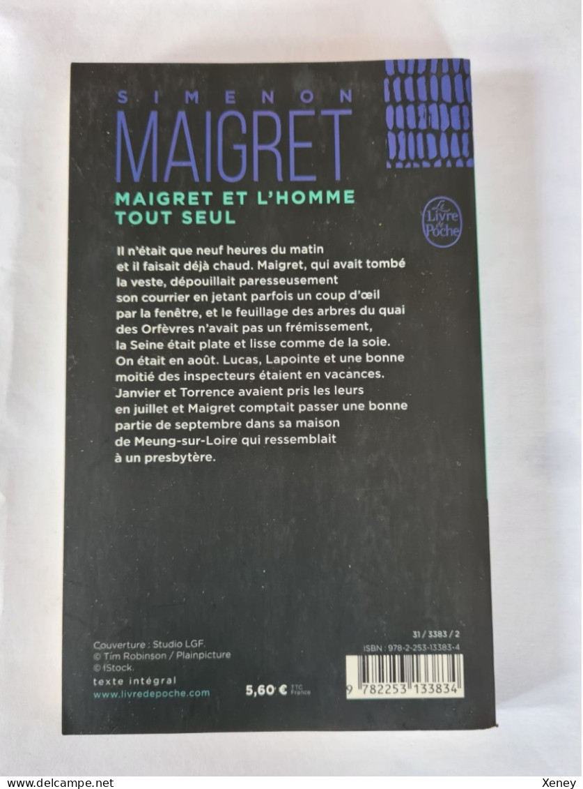 Georges Simenon "Maigret Et L'homme Tout Seul" - Simenon
