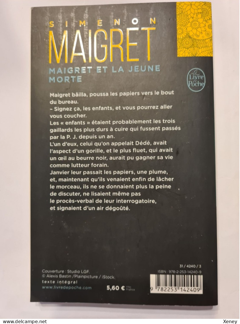 Georges Simenon "Maigret Et La Jeune Morte" - Simenon