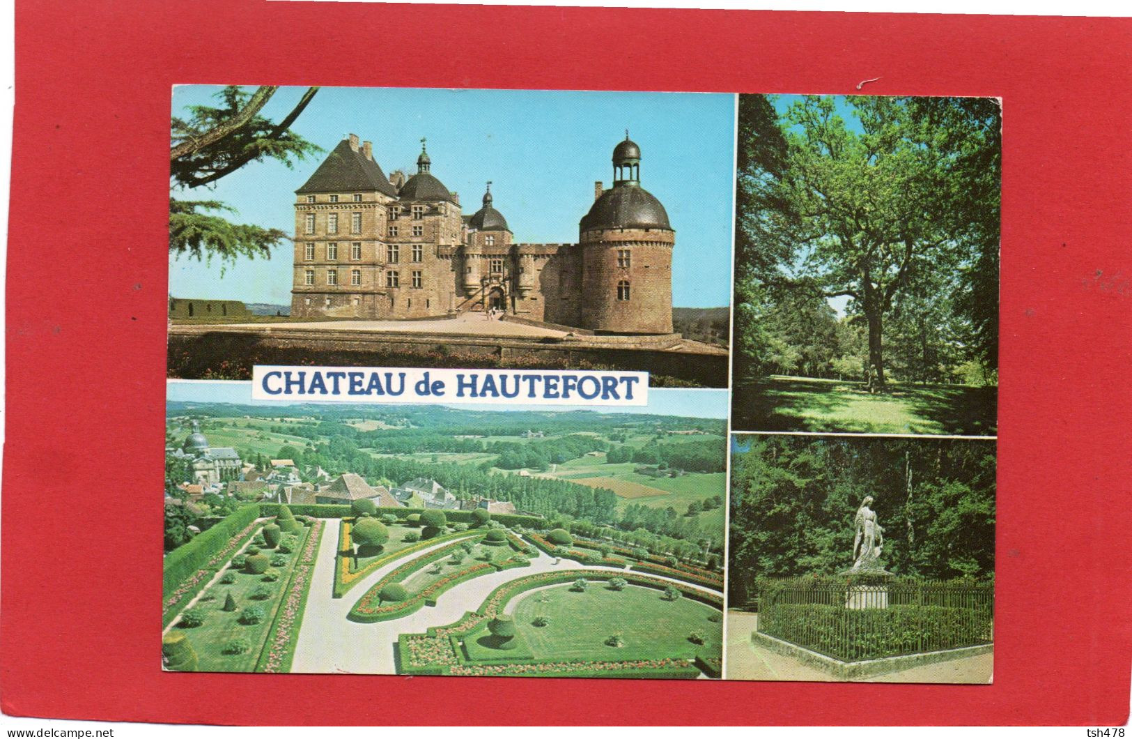 24---CHATEAU De HAUTEFORT--multi-vues---voir 2 Scans - Hautefort