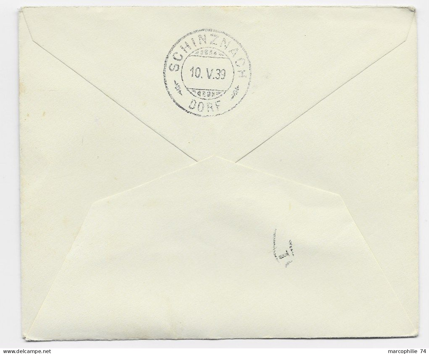 TOGO 30CX2  LETTRE COVER  PALIME 19 AVRIL 1939 TO SUISSE - Briefe U. Dokumente