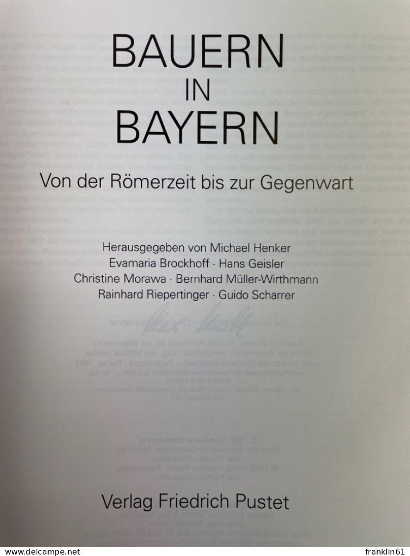 Bauern In Bayern : Von Der Römerzeit Bis Zur Gegenwart. - 4. Neuzeit (1789-1914)