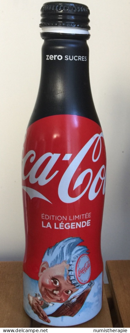 Bouteille Alu Coca Cola 250 Ml : La Légende (Vide) Un Petit Défault - Limonade