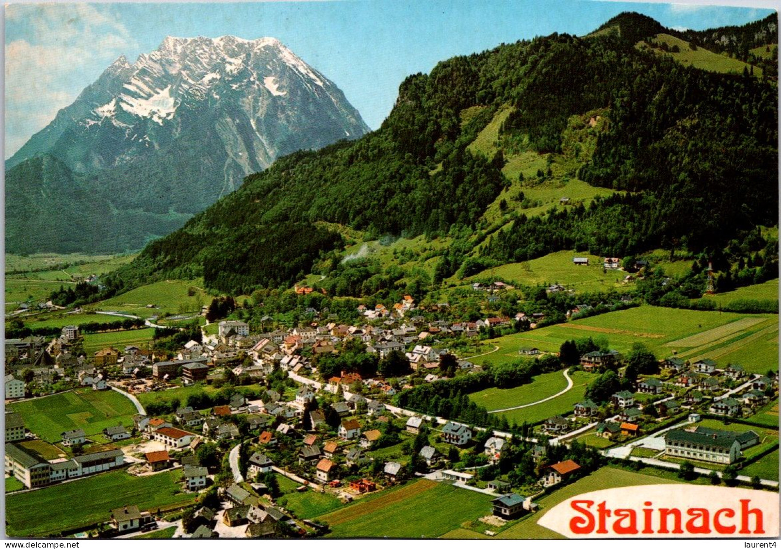 8-7-2023 (1 S 40) Austria (posted To Australia - With 1988 EUROPA Satelite Dish Stamp) Stainach - Stainach