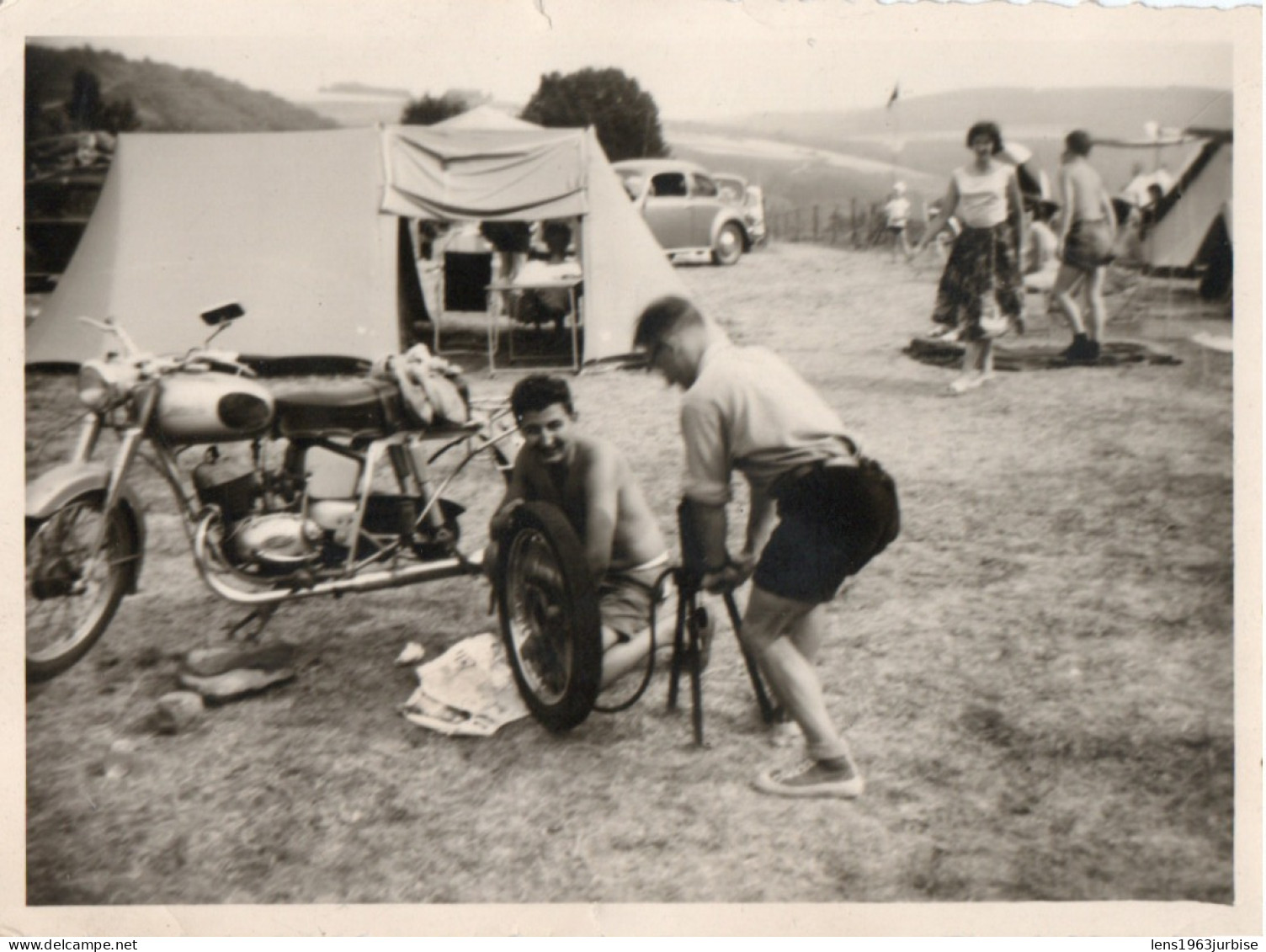 Ouren , 8 - 1960 , Moto , Camping - Burg-Reuland