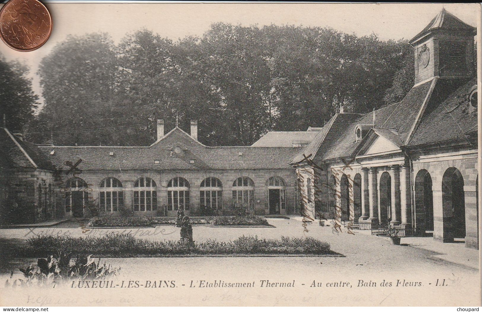 70 -3  Cartes Postales Anciennes De   LUXEUIL LES BAINS    Les Ecoles     La Buvette     Etablissement Thermal - Luxeuil Les Bains
