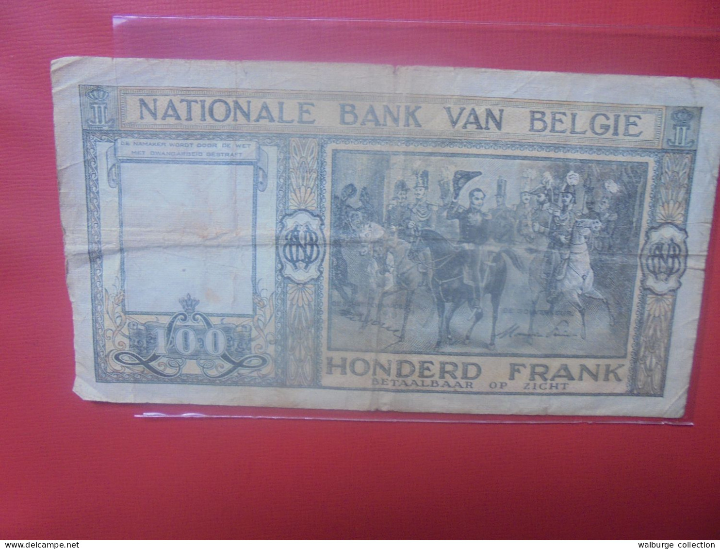 BELGIQUE 100 Francs 1947 Circuler (B.18) - 100 Francos