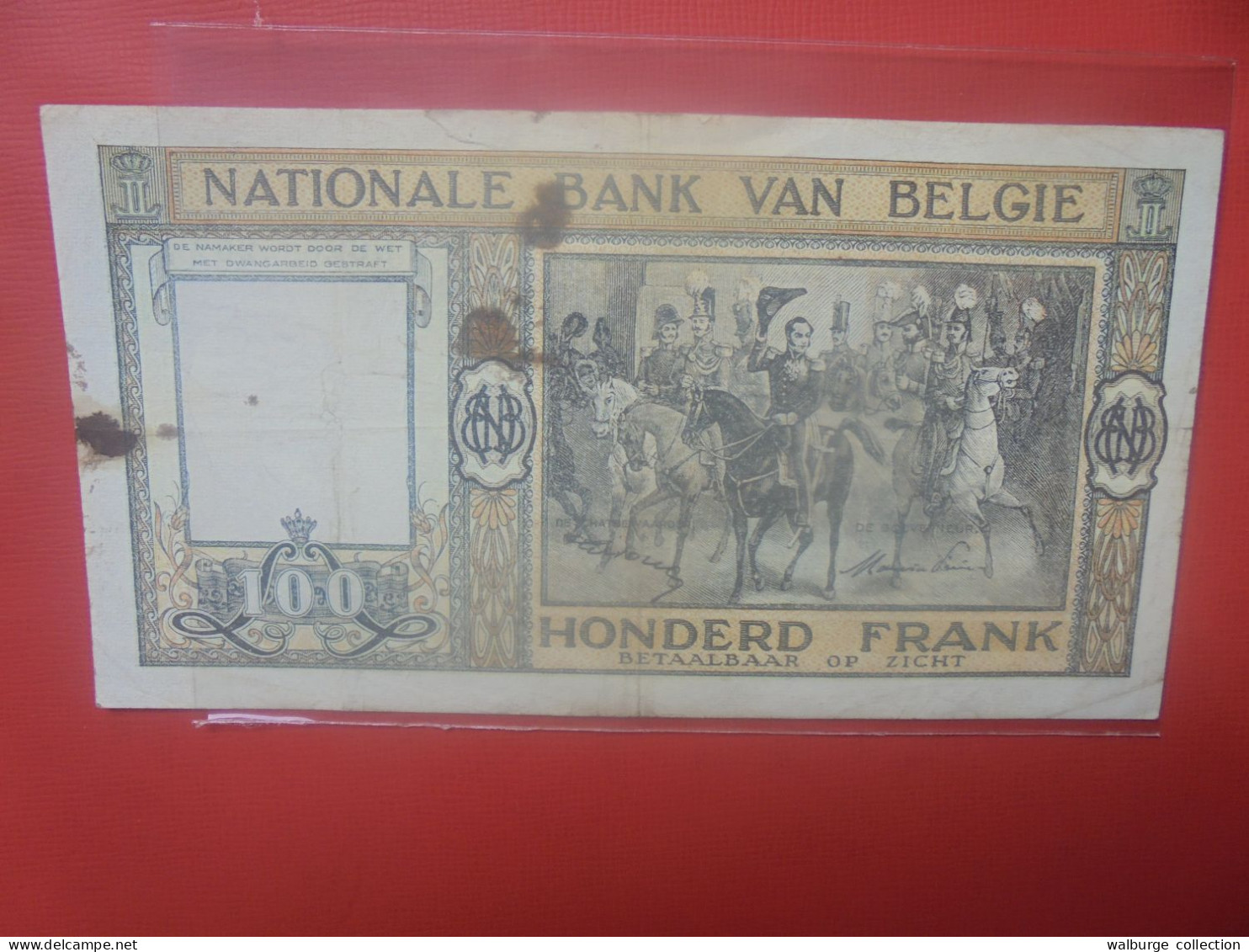BELGIQUE 100 Francs 1950 Circuler (B.18) - 100 Frank