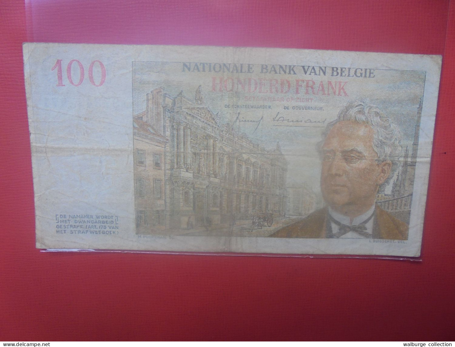 BELGIQUE 100 Francs 1959 Circuler (B.18) - 100 Frank