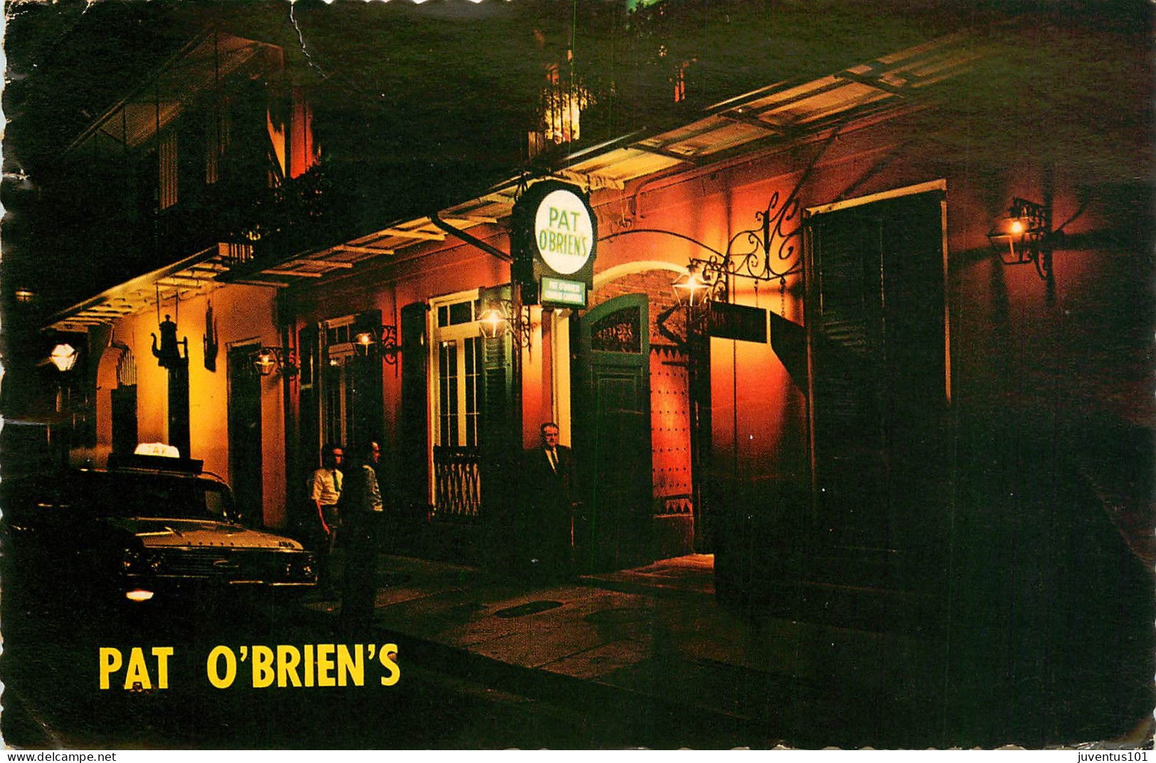 CPSM Pat O'Brien's-St Peter Street-New Orléans-En L'état-Beau Timbre       L2293 - New Orleans