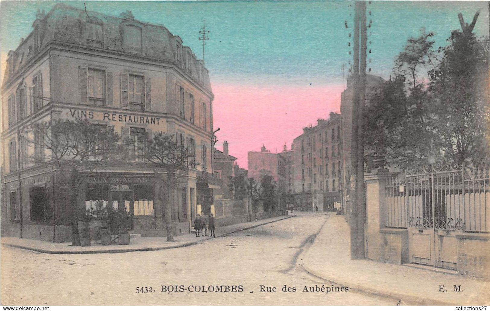 92-BOIS-COLOMBES- RUE DES AUBEPINES - Colombes