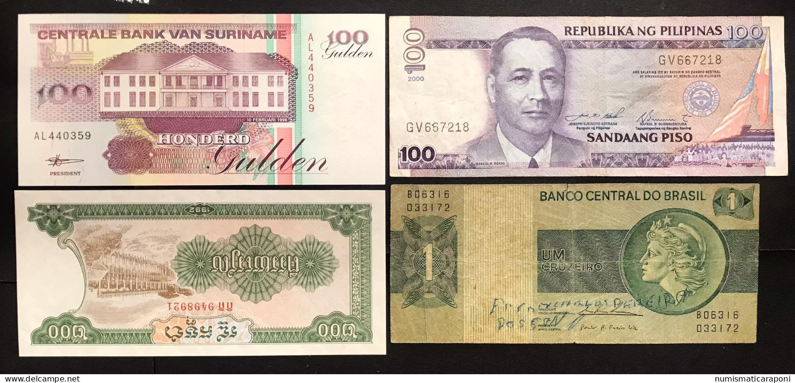 Brazil Cyprus South Africa Suriname Cambodia Philipinas Korea 10 Banknotesasta 1941  Lotto.1941 - Cyprus