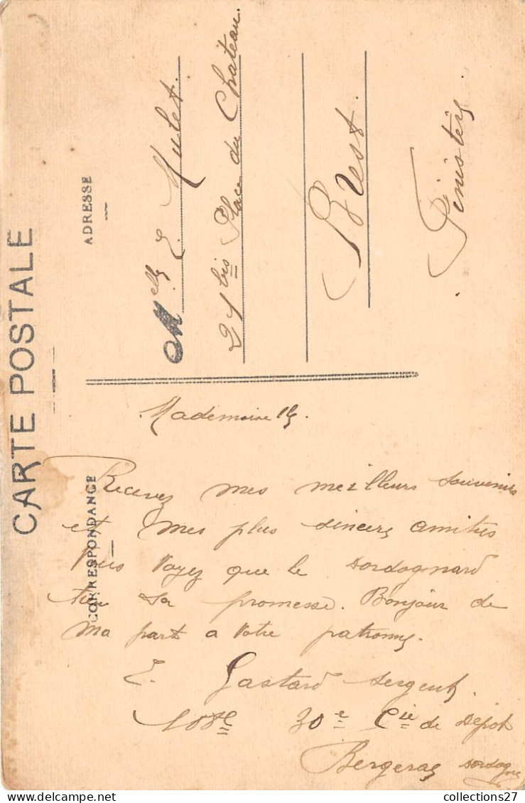 24-BERGERAC- FÊTES PRESIDENTIELLES DU 15 SEPTEMBRE 1913- LA GARE - Bergerac