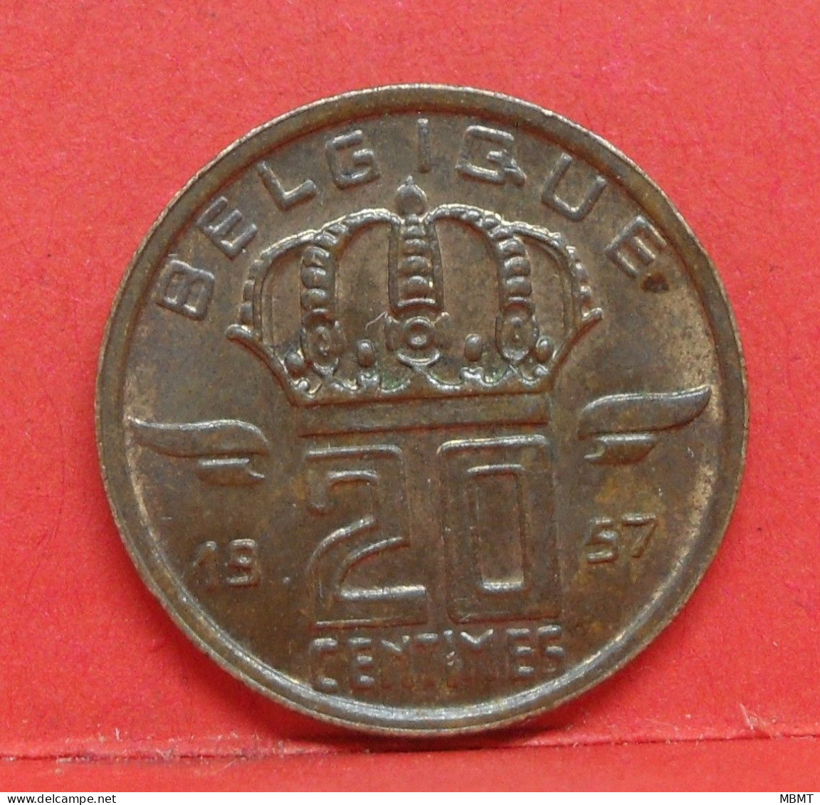 20 Centimes 1957 - SUP - Pièce Monnaie Belgique - Article N°1675 - 20 Cents