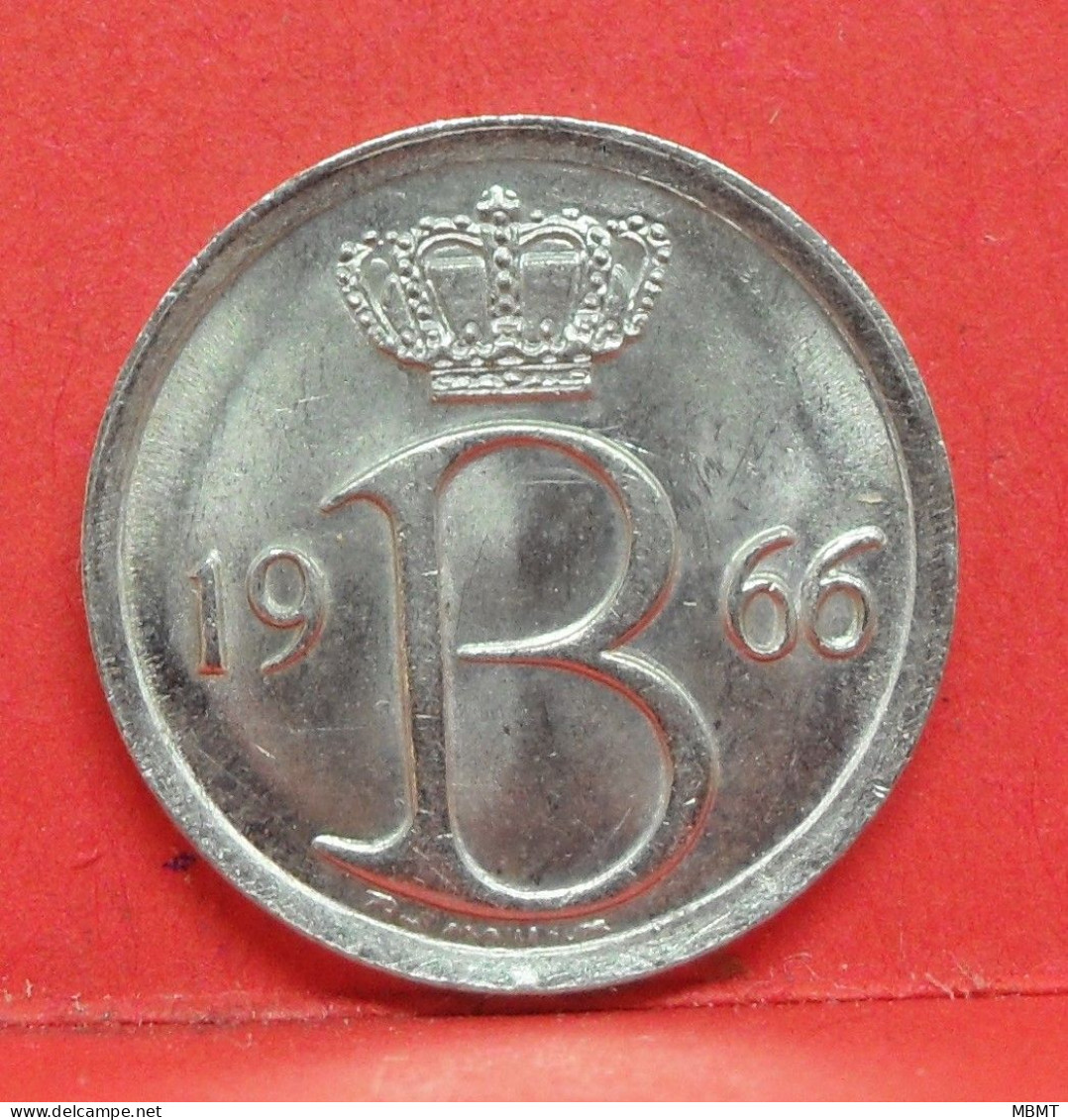 25 Centimes 1966 - SUP - Pièce Monnaie Belgique - Article N°1684 - 25 Cents