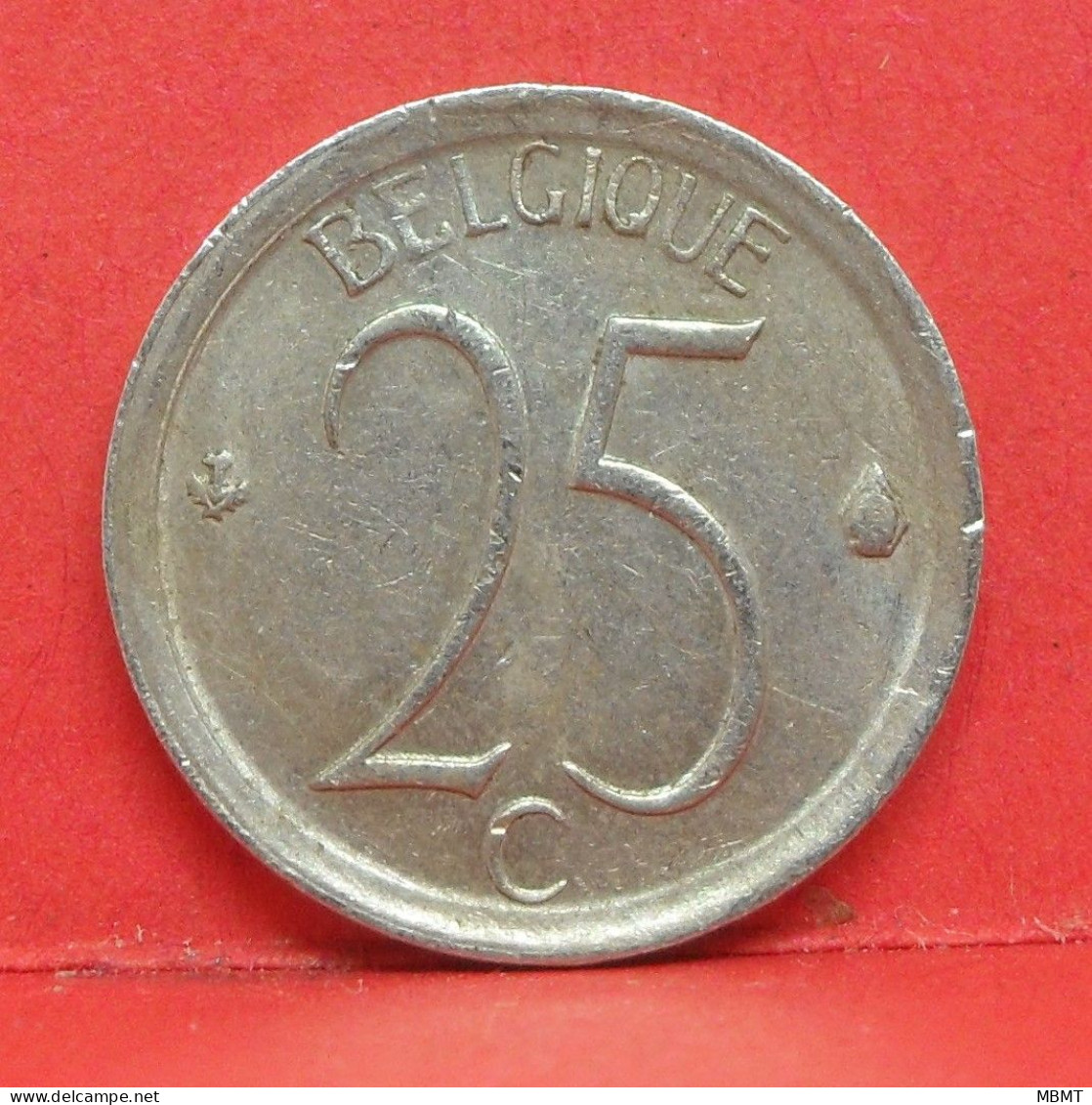 25 Centimes 1968 - TTB - Pièce Monnaie Belgique - Article N°1686 - 25 Cents
