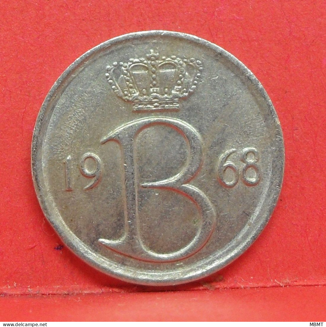 25 Centimes 1968 - TTB - Pièce Monnaie Belgique - Article N°1686 - 25 Centimes