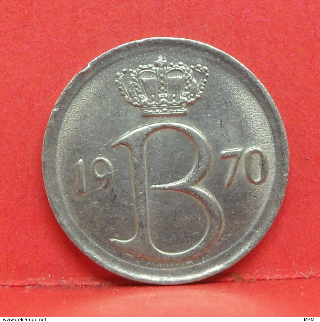 25 Centimes 1970 - TTB - Pièce Monnaie Belgique - Article N°1687 - 25 Cents