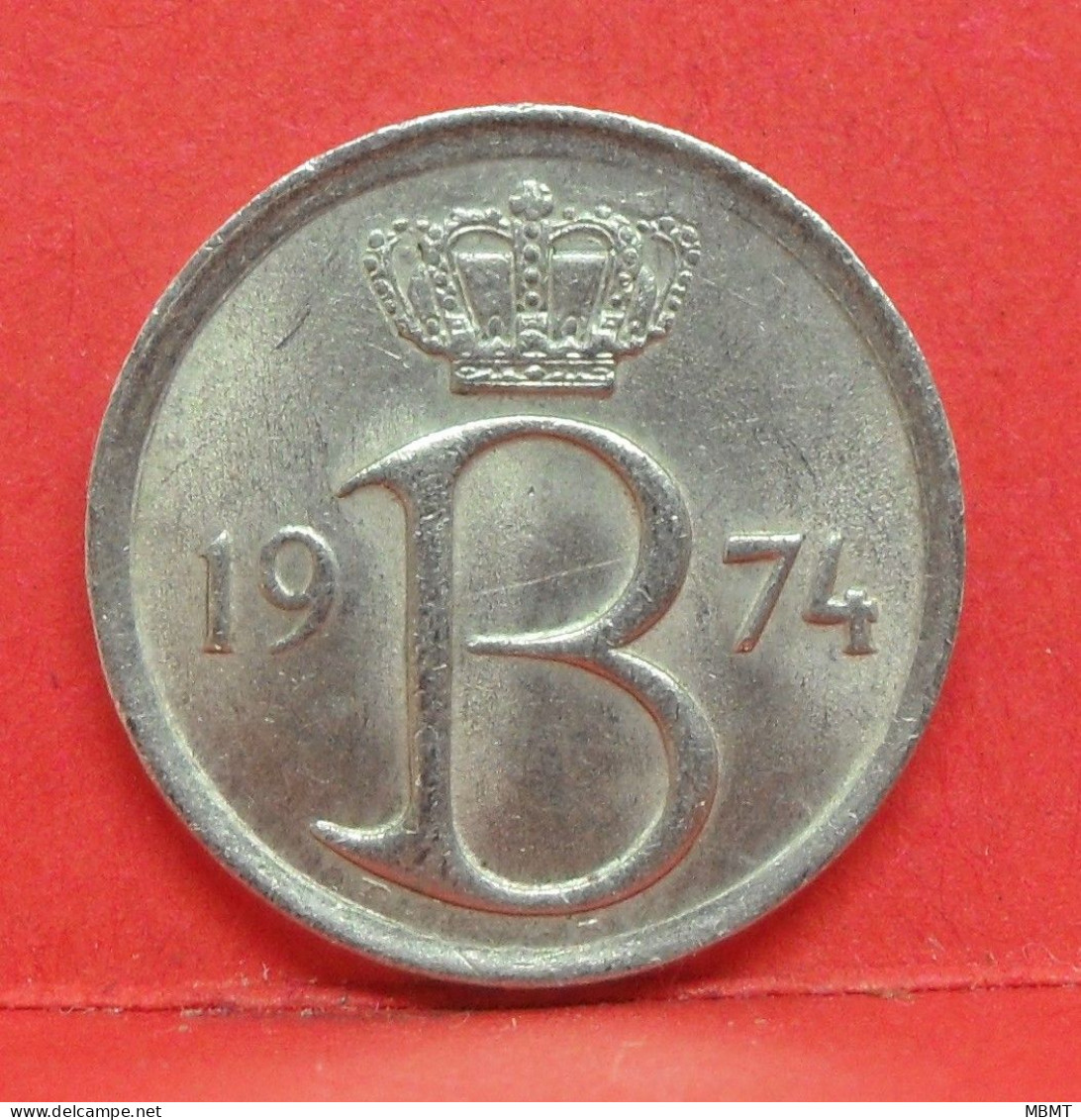 25 Centimes 1974 - TTB - Pièce Monnaie Belgique - Article N°1692 - 25 Cent