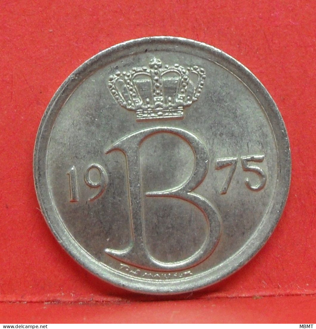 25 Centimes 1975 - TTB - Pièce Monnaie Belgique - Article N°1694 - 25 Cents