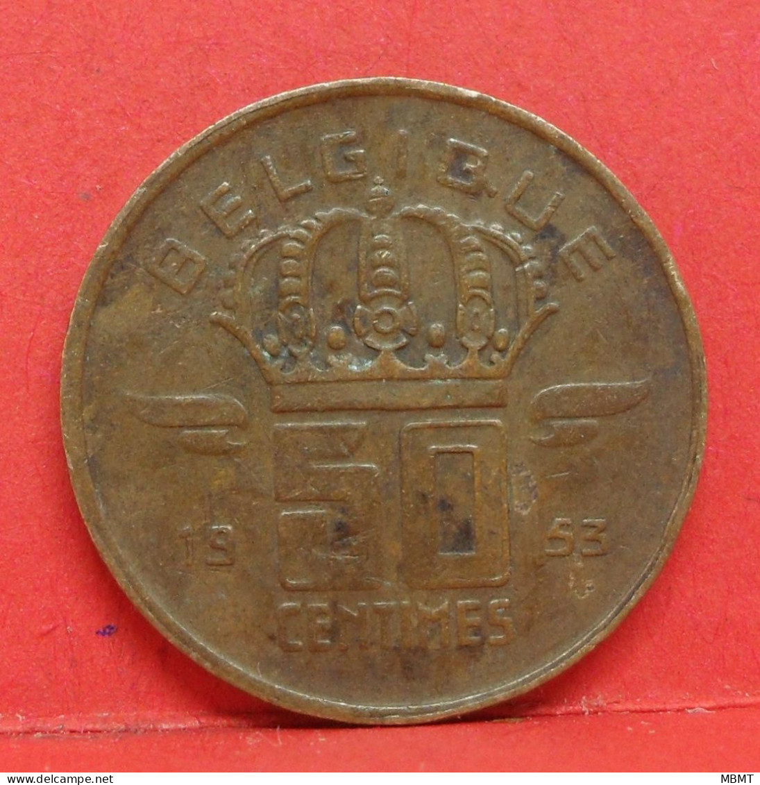 50 Centimes 1953 - TB - Pièce Monnaie Belgique - Article N°1701 - 50 Cent