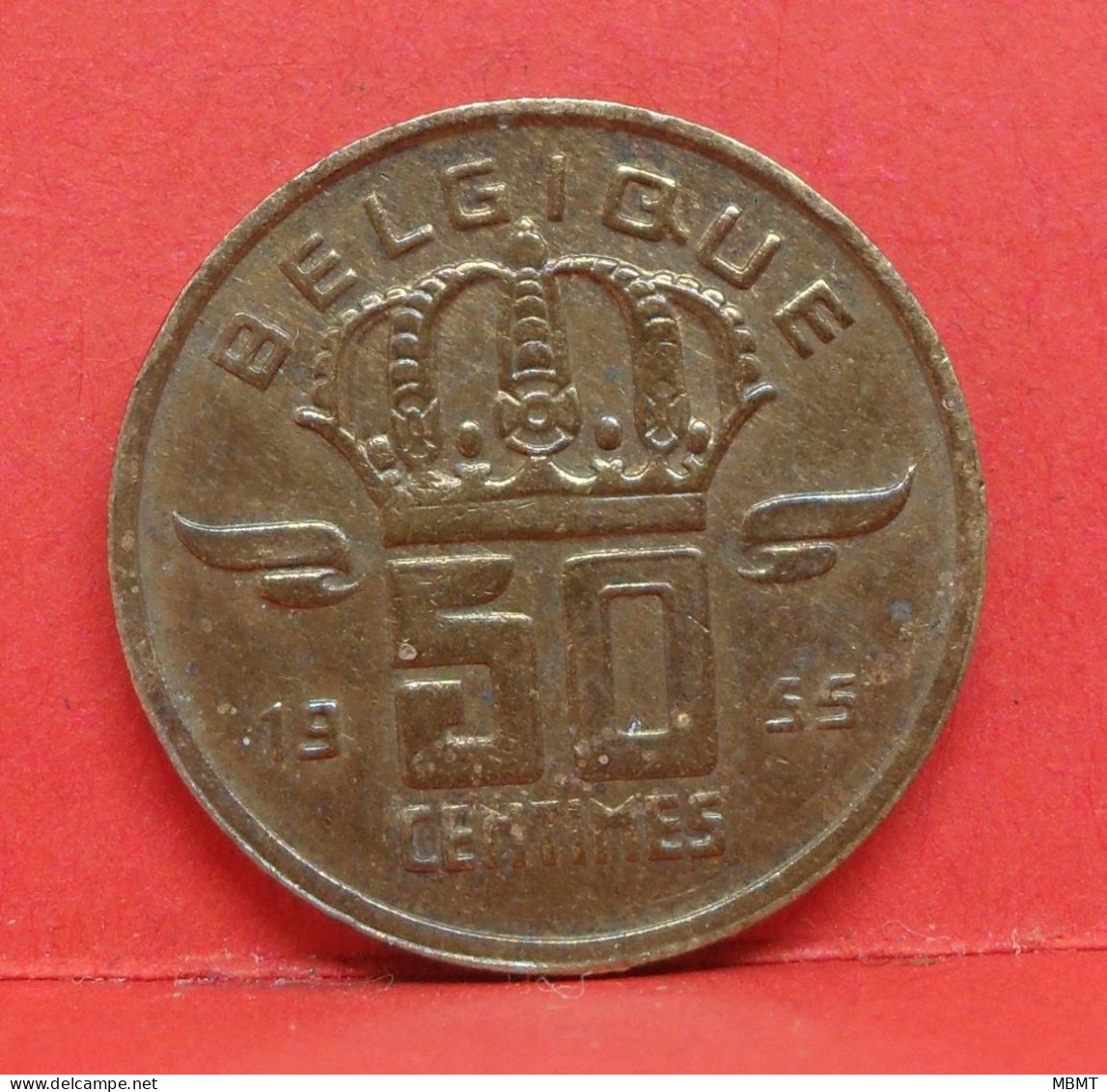 50 Centimes 1955 - TTB - Pièce Monnaie Belgique - Article N°1704 - 50 Centimes