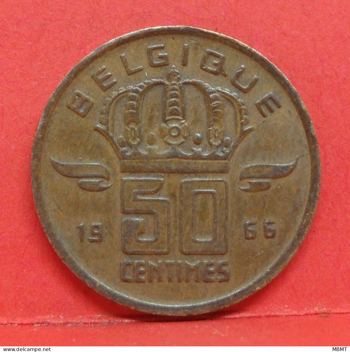 50 Centimes 1966 - TTB - Pièce Monnaie Belgique - Article N°1712 - 50 Cents